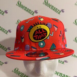 Headgear Classics Hat Fitted HGC All That 1994 Nickelodeon Red Yellow Cap 7 3/4